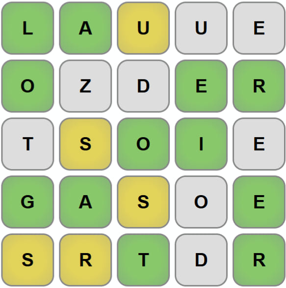Swapple daily word game screenshot – play Swapple